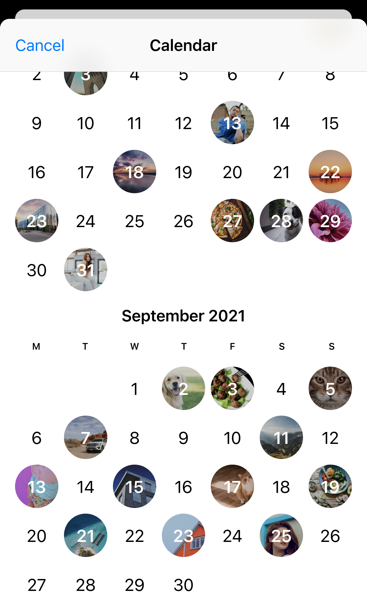 Быстрая прокрутка и календарь в «Медиа» в профилях, заявки на вступление, глобальные цветовые темы на iOS и другие нововведения
