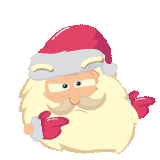 Fluffy Santa