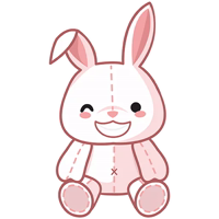 cute plush bunny