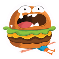 Burger @stickergo