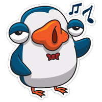Пингвин Изи :: @stickroom
