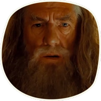 ⭕️ Gandalf (first movie) @lennysticker