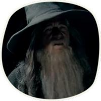 ⭕️ Gandalf (first movie) @lennysticker