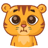Grumpy tiger