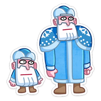 Мороз и Санта :: @stickroom