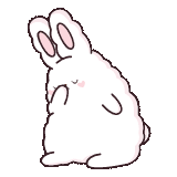 Кролик Супчик белый :: @stickroom