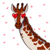 Girafe @stickerssave